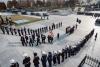 The late President George H.W. Bush arrives at the U.S. Capitol