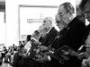 Holocaust survivors, World War II veterans, and distinguished guests gathered in Emancipation Hall.