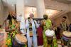 The event opened with traditional African drummers and dancers. Photo by Franmarie Metzler.