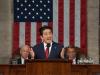 Japanese Prime Minister Shinzo Abe addresses a joint meeting of Congress