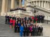 Members-elect of the 115th Congress freshman class on the stairs of the East Front of the Capitol