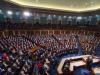 President Donald Trump speaking to Congress at a previous State of the Union address.