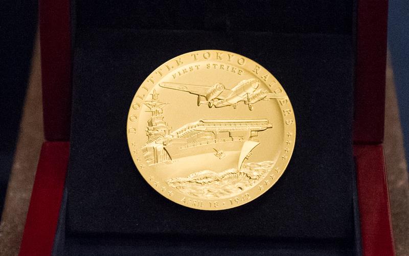 The Congressional Gold Medal awarded to the Doolittle Raiders