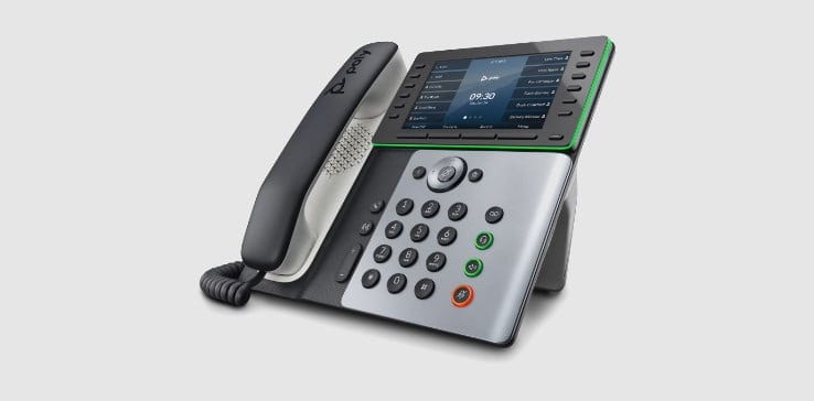 Poly Edge E500 Series office phone