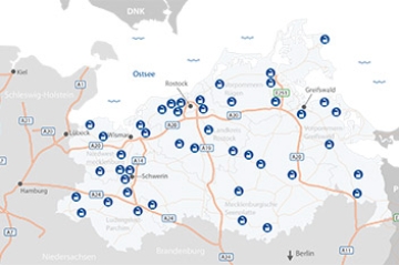 Großgewerbegebiete in Mecklenburg-Vorpommern