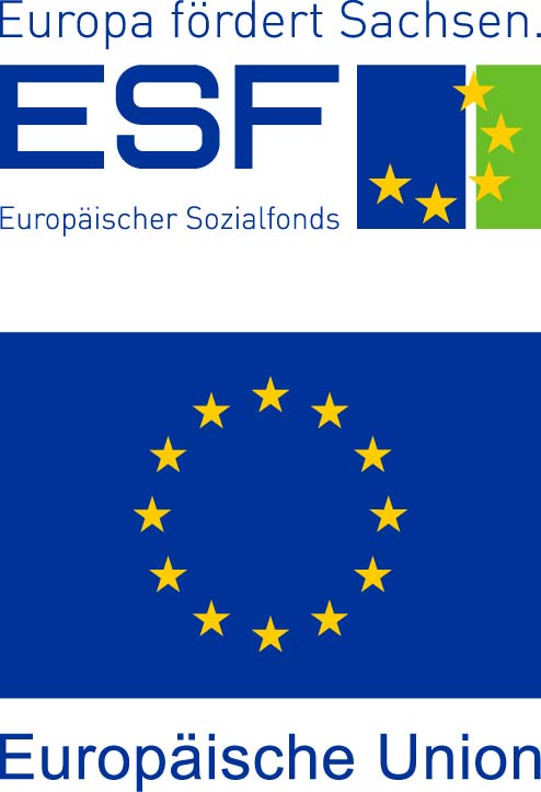 Logo: ESF_Europa fördert SachsenEuropäische Sozialfonds