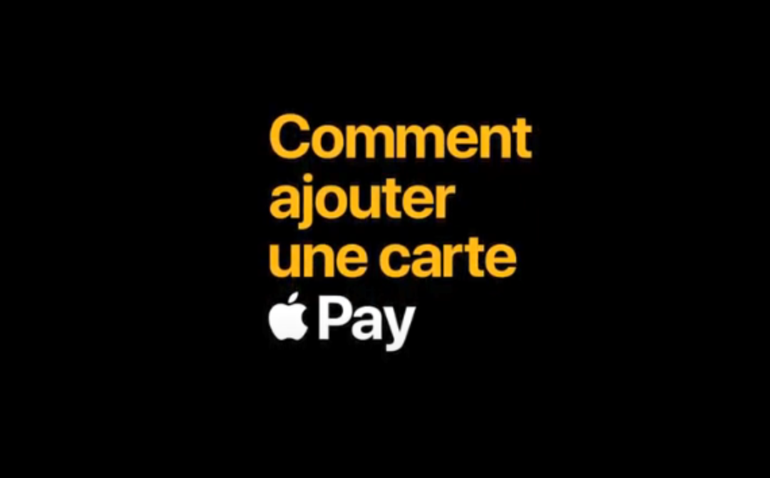 Comment ajouter une carte Apple Pay