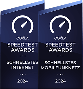 OOKLA Testsieger: Schnellstes Internet - schnellstes Mobilfunknetz 2024