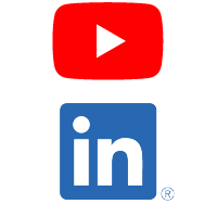 YouTube＆LinkedIn ロゴ