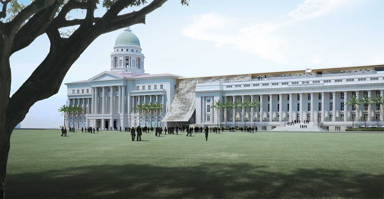 Artist's impression of National Gallery Singapore.