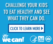 Challenge your kids to eat healthy and see what they can do.