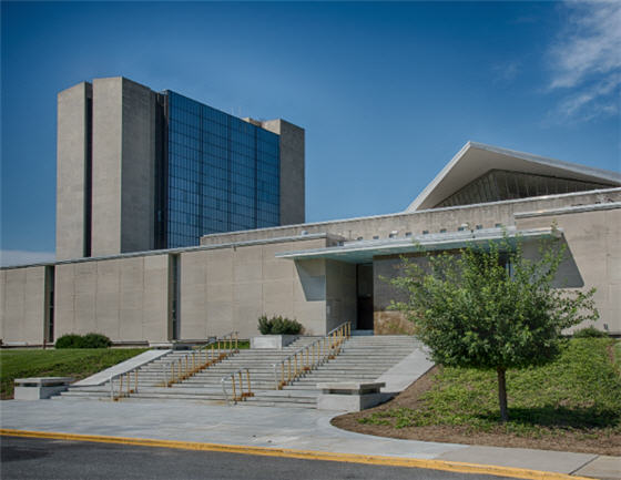 Front of the National Library of Medicine building