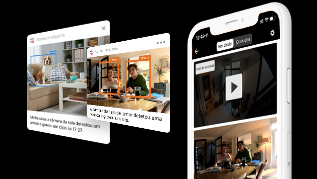 alarme app oeiras - imagens camera de segurança