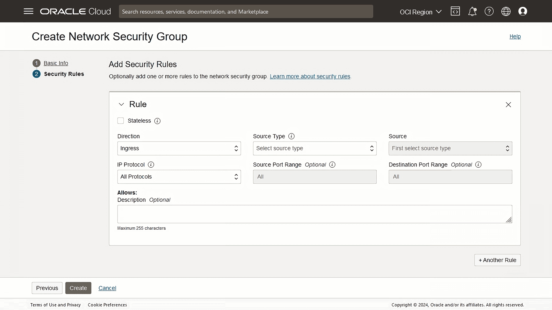 Create a Network Security Group view