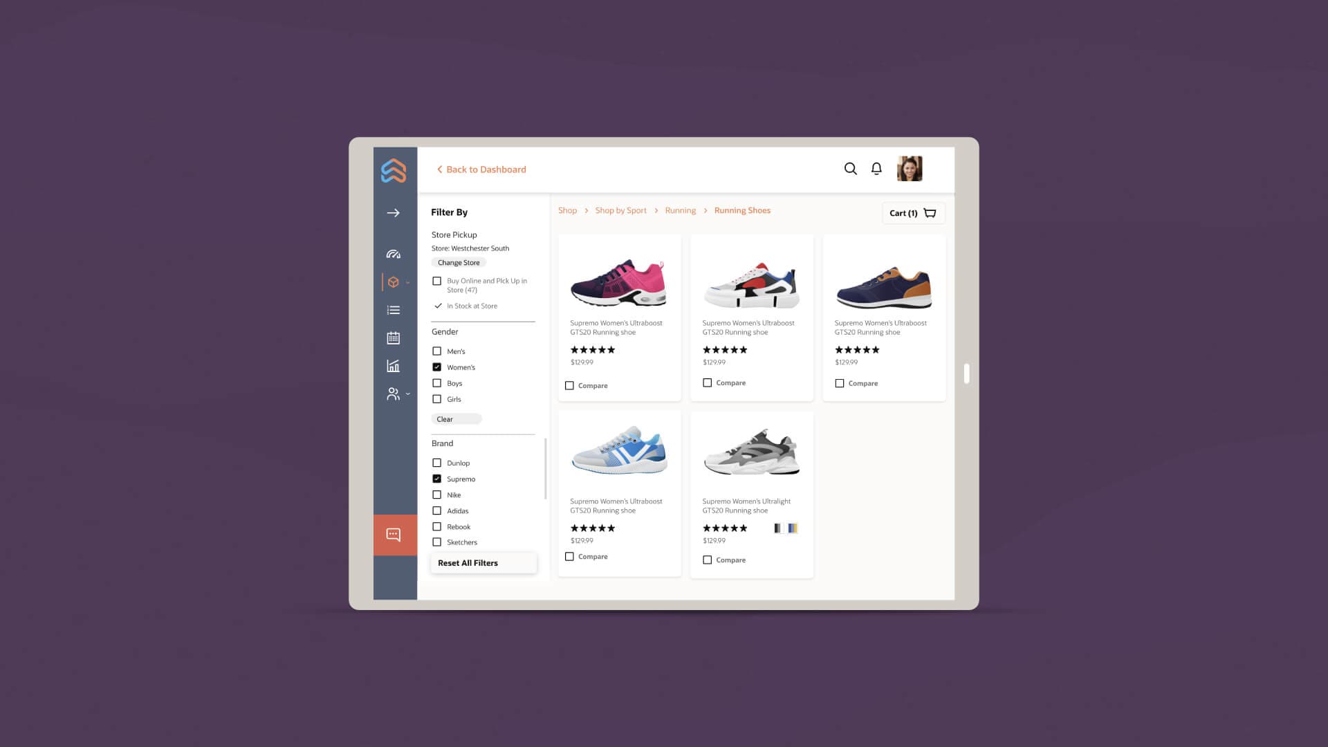 Sample e-commerce site