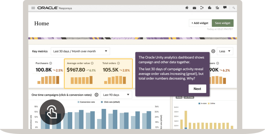 Create and maintain a single, unified database of customer profiles