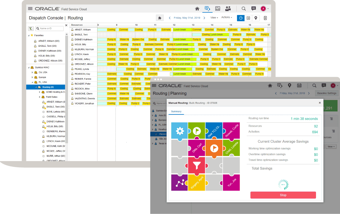 Field Service Management screenshot