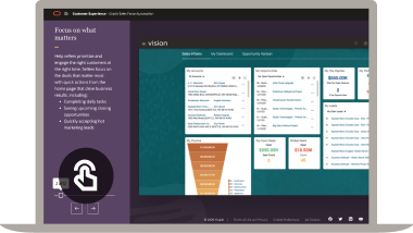 Tour do Produto Oracle Sales Force Automation