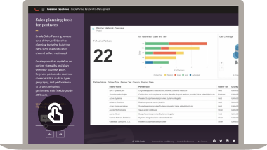 Oracle Partner Relationship Managementのスクリーンショット