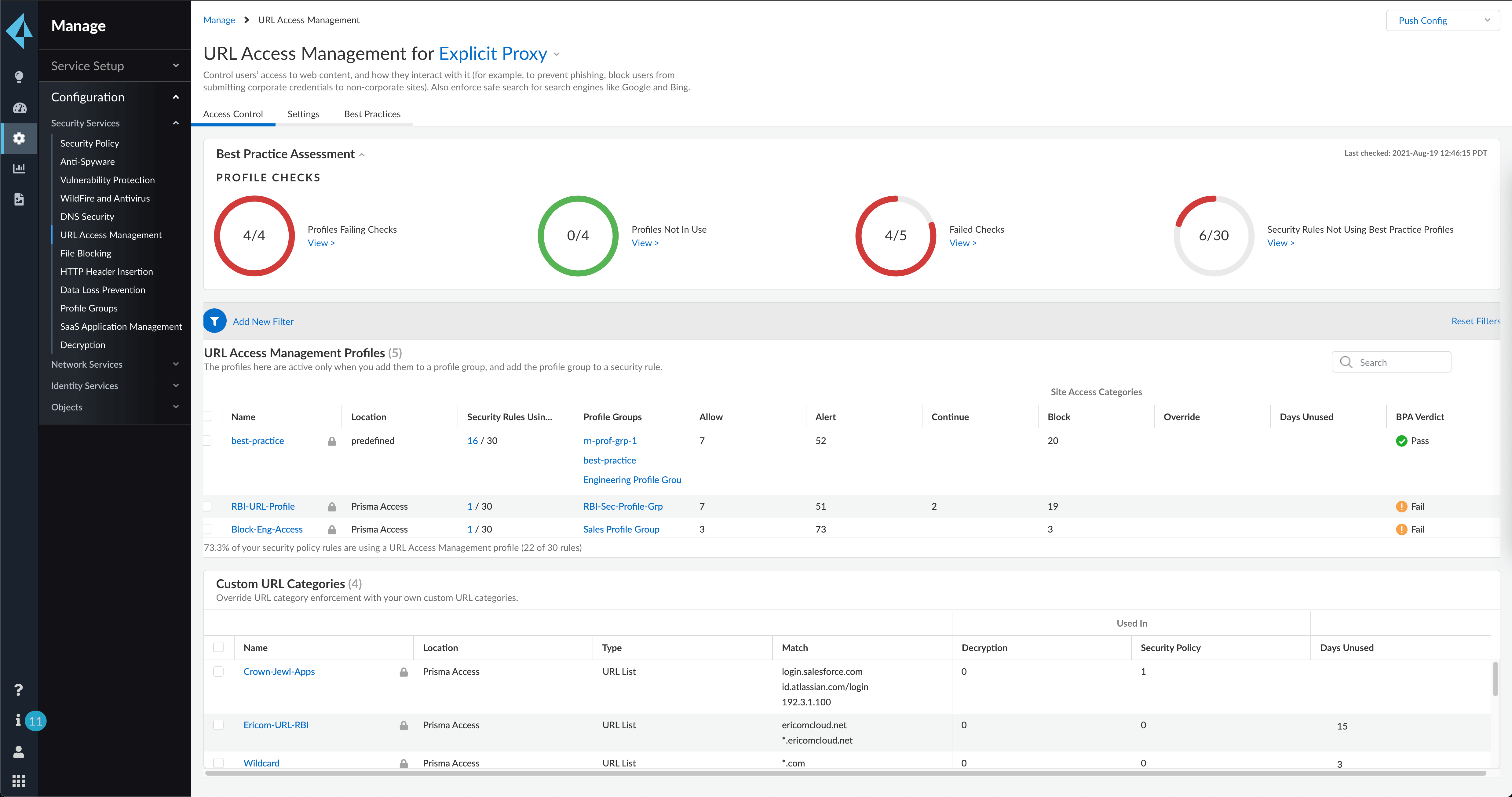 Cloud secure web gateway (SWG)