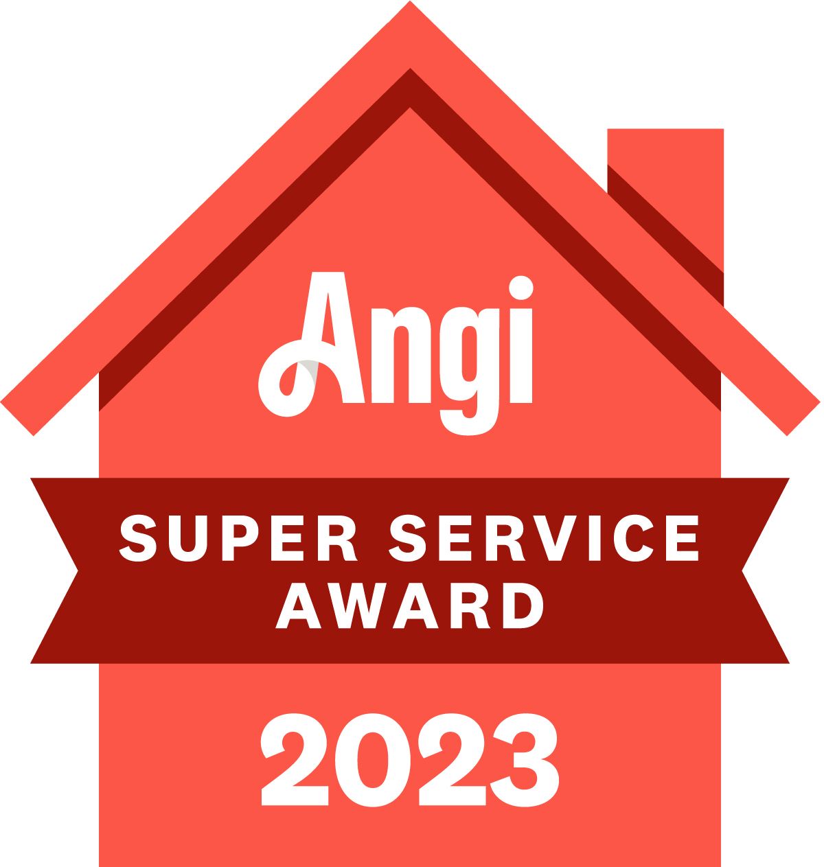 2023 Angi's Super Service Award logo