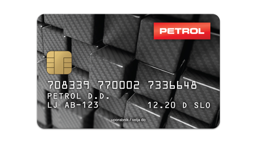 Grey Business Card Petrol