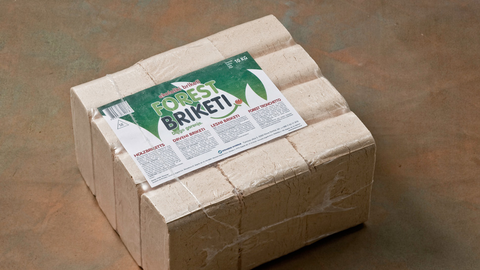 Wood briquettes