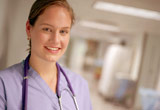 Female nurse in hospital