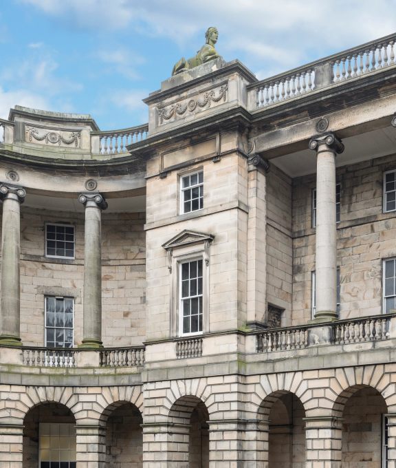 The supreme court building in Edinburgh