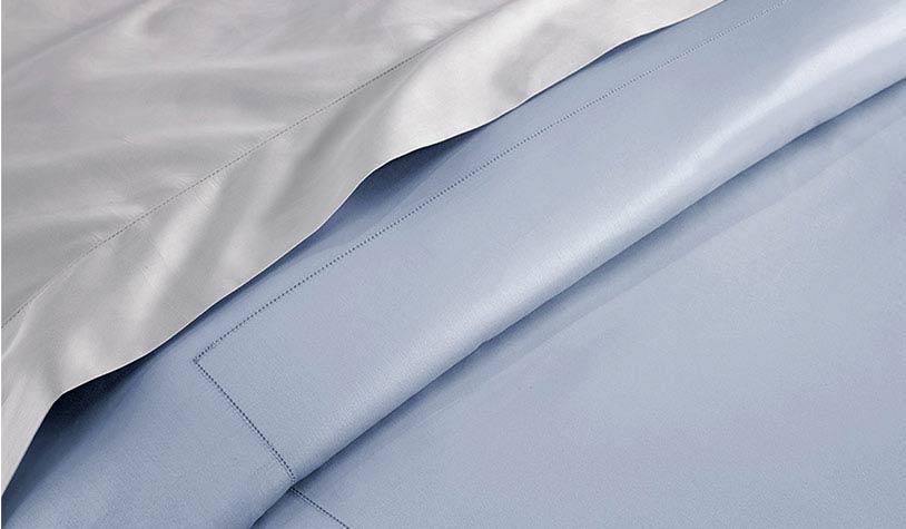 Blue Hemstitch Sheets