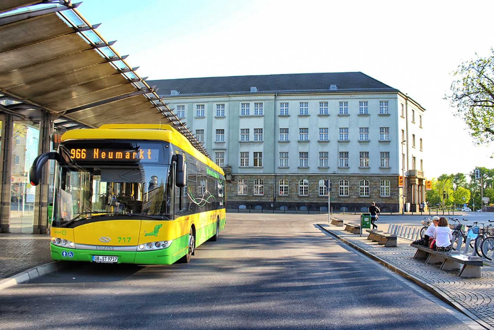 Unsere Elektrobusse unterwegs