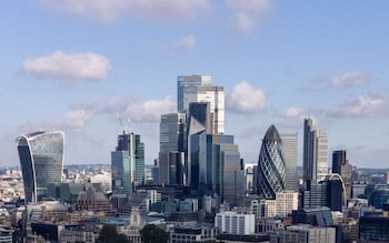 Aerial Views Of The City Of London