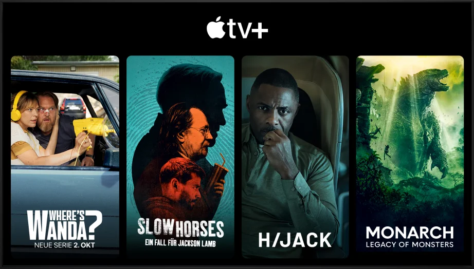 Fernseher mit Top-Serien von Apple TV+