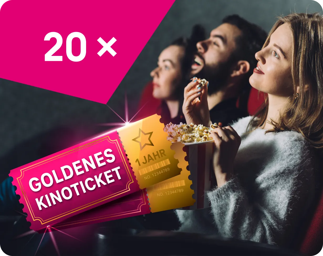 Magenta Moments verlost 20 Goldene Kinotickets