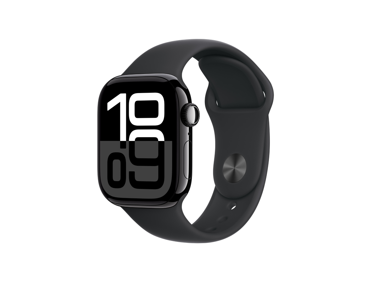 Apple Watch Series 10 GPS + LTE 42mm - Sport Band S/M front view