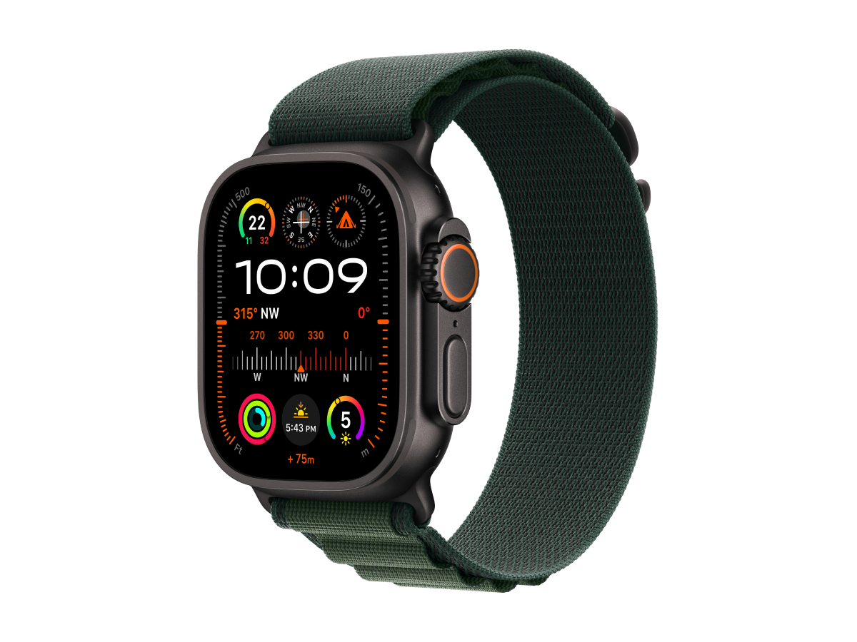 Apple Watch Ultra 2 GPS + LTE 49mm - Alpine Loop Medium front view