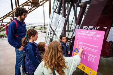 Photo d'un panneau du parcours sportifs pour les enfants