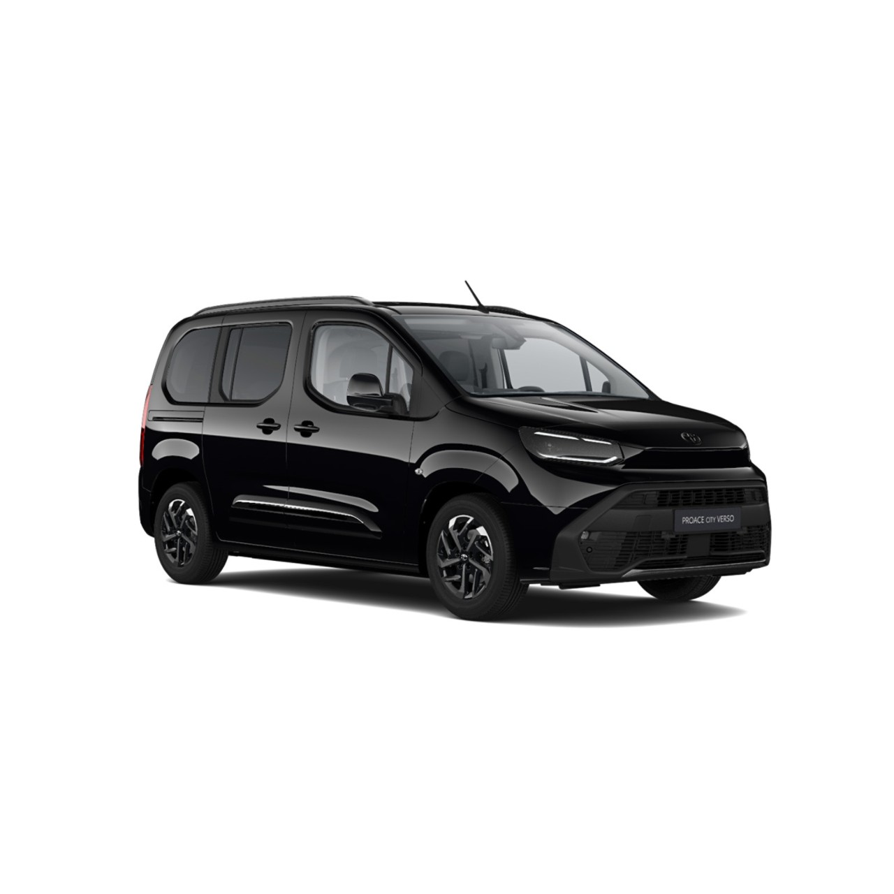 Toyota Proace City Verso Team Deutschland in schwarzer Lackierung