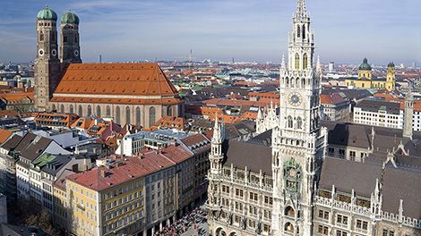 München Marienplatz und Frauenkirche