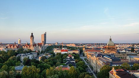 Leipzig Skyline