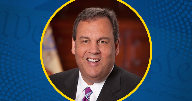 Former New Jersey governor Chris Christie will address the topic of character in executive leadership at this year’s James R. Soles Lecture on the Constitution and Citizenship on Thursday, Sept. 19 at 4 p.m. in Clayton Hall. 