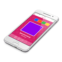 The uTalk phone language app used to learn vocabulary in a different language.