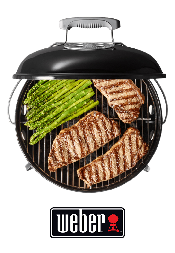 Weber Smokey Joe Premium - tragbarer Holzkohlegrill f�r unterwegs