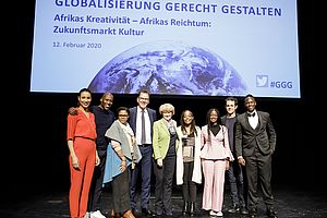 Teilnehmer:innen des 6. Zukunftsforum „Globalisierung gerecht gestalten“