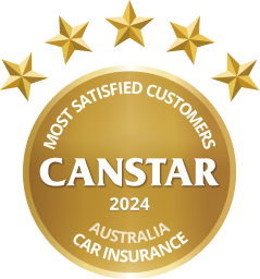 Youi's Canstar Most Satisfied Customers for Car Insurance 2024 award