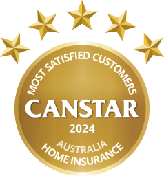 Canstar Most Satisfied Customers - Home Insurance 2024