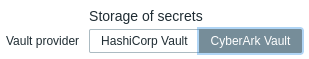 CyberArk Vault Provider Setting