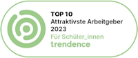 Trendence-Siegel "Attraktivste Arbeitgeber für Schüler 2023 - Top 10"